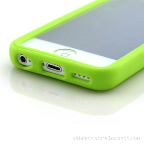 Flip TPU case cover for iPhone 5C, semi-transparent, manufacturer
